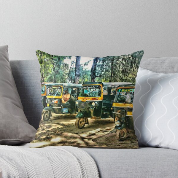 Item preview, Black and yellow Rickshaws in Andaman Islands, India designed and sold by Matan Hirsch.
