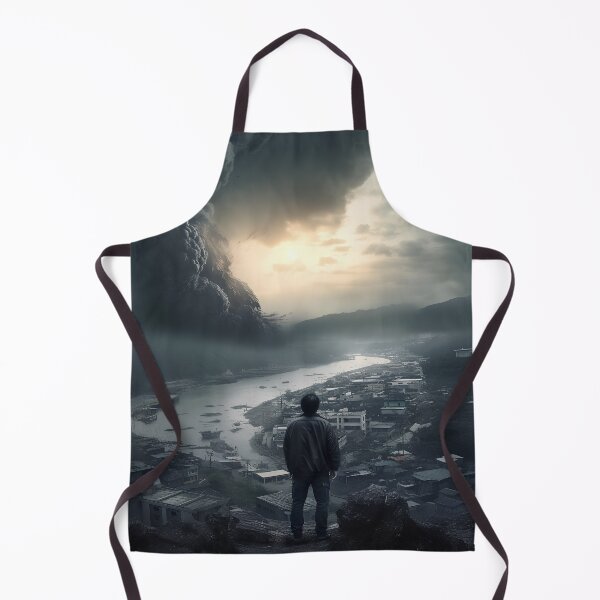 Item preview, When Disaster Strikes: A Riveting Image of a Man Overlooking a Dark and Desolate Landscape designed and sold by CreationP.