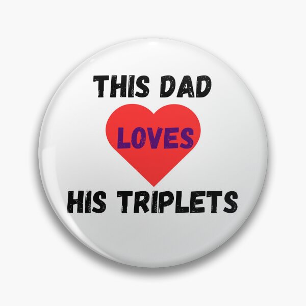 Item preview, This Dad Loves His Triplets designed and sold by Delnet ⭐⭐⭐⭐⭐.