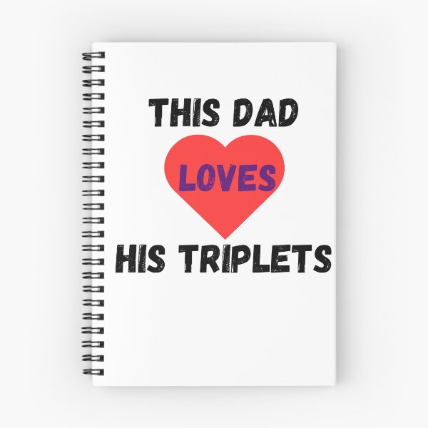 Item preview, This Dad Loves His Triplets designed and sold by Delnet ⭐⭐⭐⭐⭐.