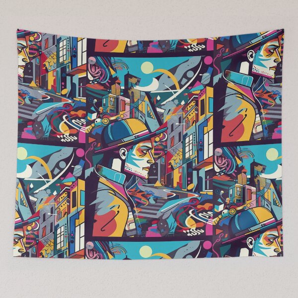 Item preview, Pop Art Boom Graffiti City Street Designs. designed and sold by The-Dark-Art.