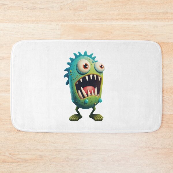 Item preview, Green and Blue Cute Monster designed and sold by RailoImage.