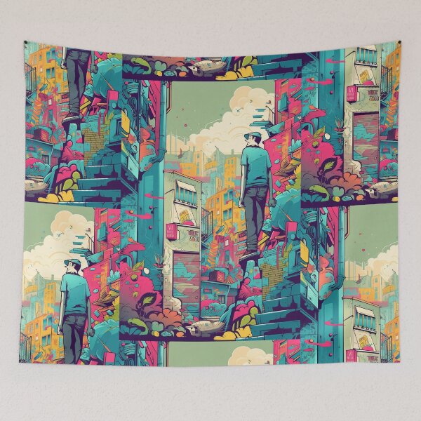 Item preview, Pop Art Boom Graffiti City Street Designs. designed and sold by The-Dark-Art.