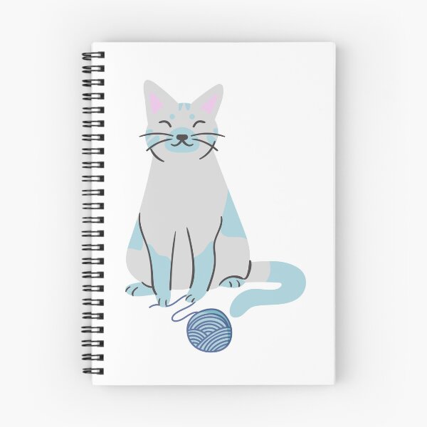Item preview, cat playing with a ball of string designed and sold by Samik-Bemik.