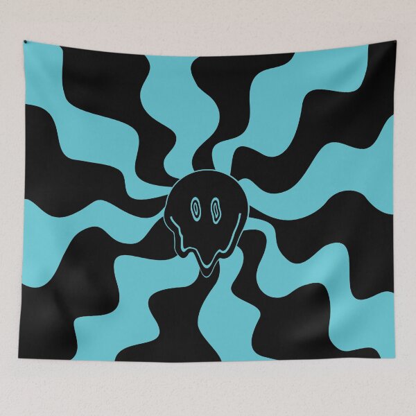 Item preview, Smile Melt - Blue and Black designed and sold by LAEC-Shop.