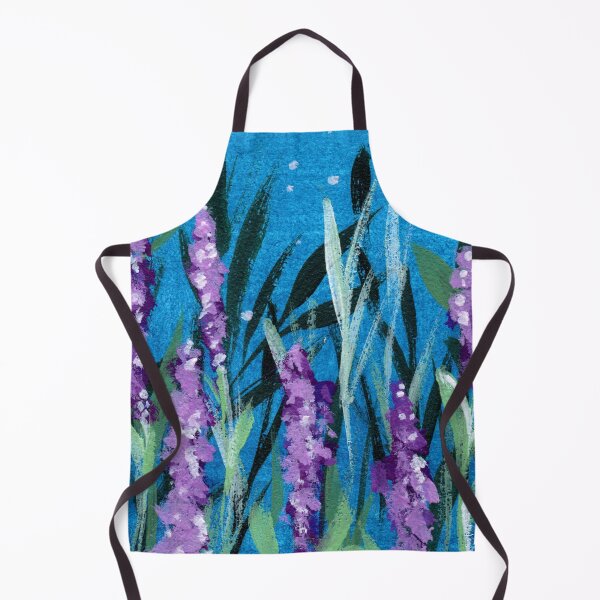 Item preview, Hand painted gouche lavender illustration designed and sold by pinkyfish1010.