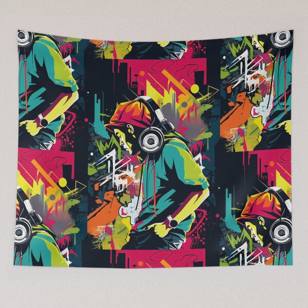 Item preview, Pop Art Boom Graffiti City Street Designs. designed and sold by The-Dark-Art.