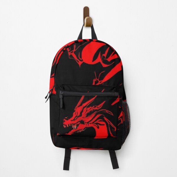 Item preview, "Abstract Tribal Dragon Pattern: Artistic Red Dragon in solid Red" designed and sold by 9000MilesToHome.