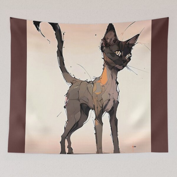 Item preview, Siamese cat designed and sold by Awesome Things.