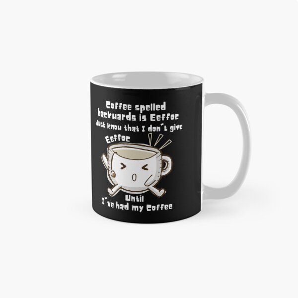 Item preview, Coffee Spelled Backwards Is Eeffoc designed and sold by AmberSiraj.