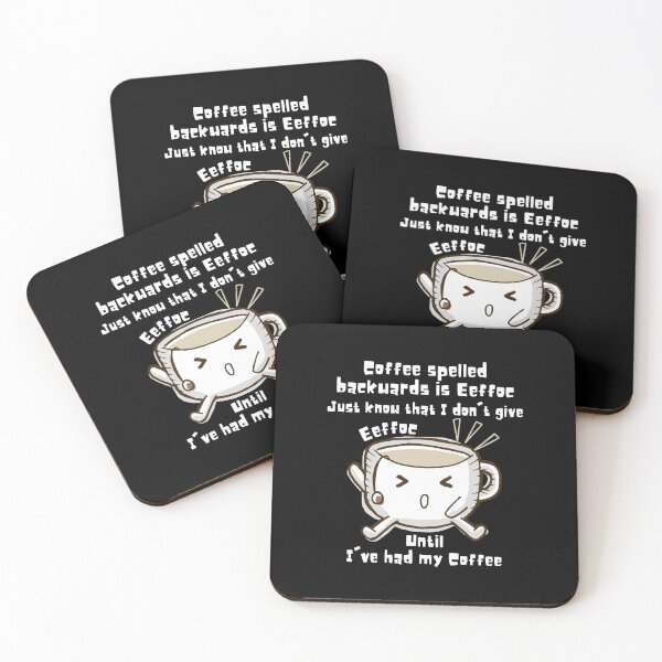 Item preview, Coffee Spelled Backwards Is Eeffoc designed and sold by AmberSiraj.