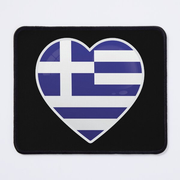 Item preview, Greece Flag Love Icon designed and sold by RahallusNtx.