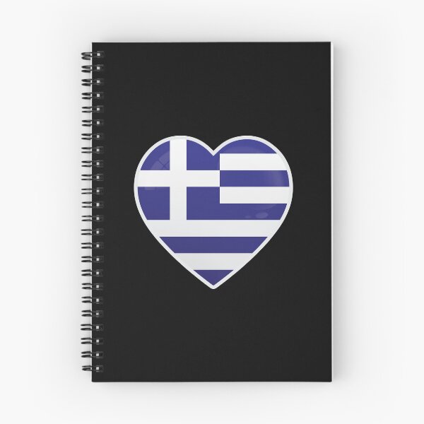 Item preview, Greece Flag Love Icon designed and sold by RahallusNtx.
