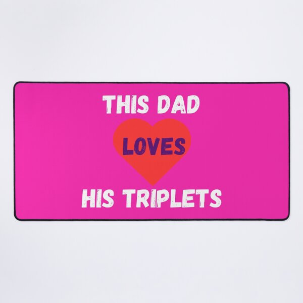 Item preview, This Dad Loves His Triplets designed and sold by Delnet ⭐⭐⭐⭐⭐.