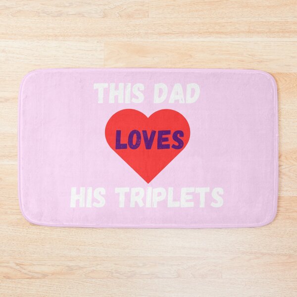 Item preview, This Dad Loves His Triplets designed and sold by Delnet ⭐⭐⭐⭐⭐.