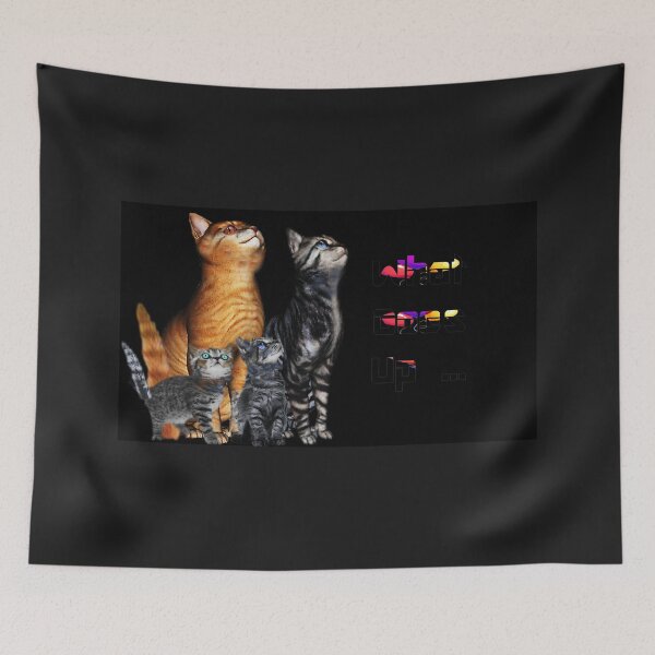 Item preview, Mom and Dad Cat Teaching Hunting Skills designed and sold by Patricia Brown.
