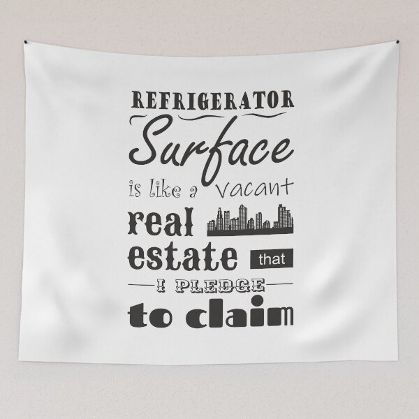 Item preview, Refrigerator Surface is Like Vacant Real Estate  designed and sold by ShubhankarK.