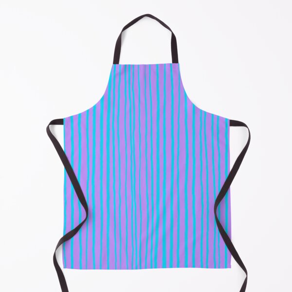 Item preview, Purple and Turquoise, Vertical, Free Hand Stripes  designed and sold by OneThreeSix.