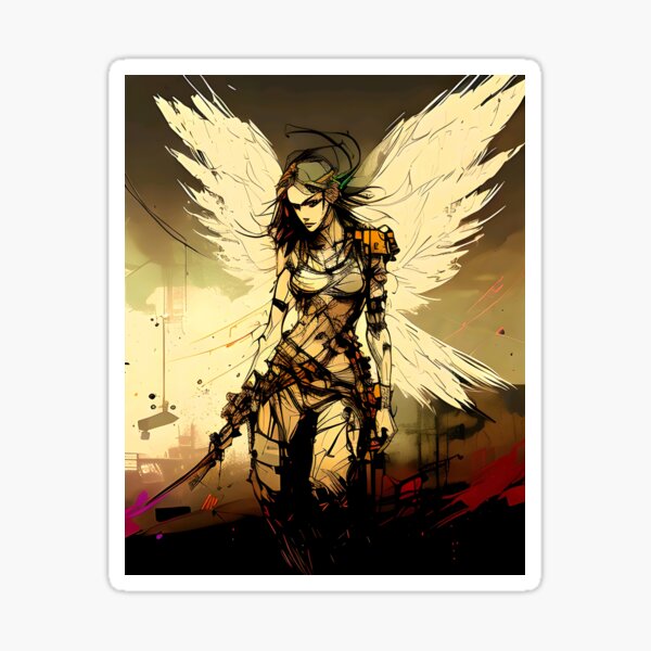 Valkyrie wing Fallen angel warrior woman' Mouse Pad