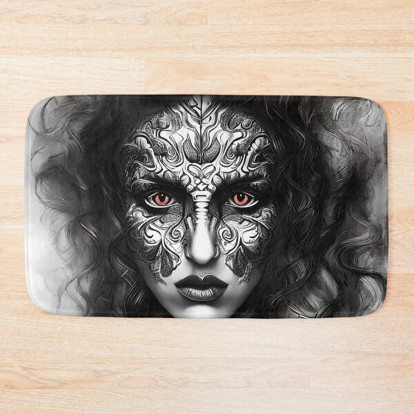 Item preview, Enchanting Gothic Lady Necromancer Portrait - Dark Fantasy Artwork for Mystics designed and sold by ElLocoMus.