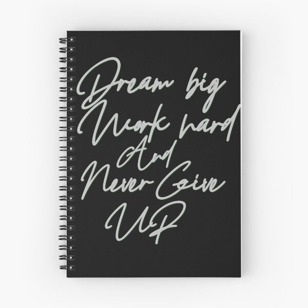 Item preview, Dream big, work hard, and never give up  designed and sold by yassineyan.