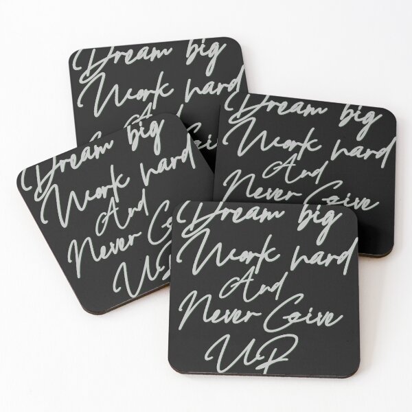 Item preview, Dream big, work hard, and never give up  designed and sold by yassineyan.