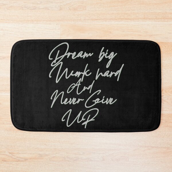 Item preview, Dream big, work hard, and never give up  designed and sold by yassineyan.