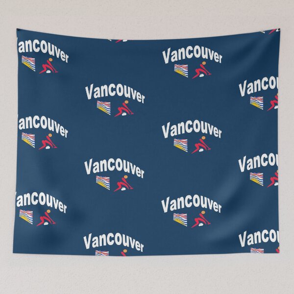 Item preview, Vancouver. Canada Curling abstract design  designed and sold by lobodelnoir.
