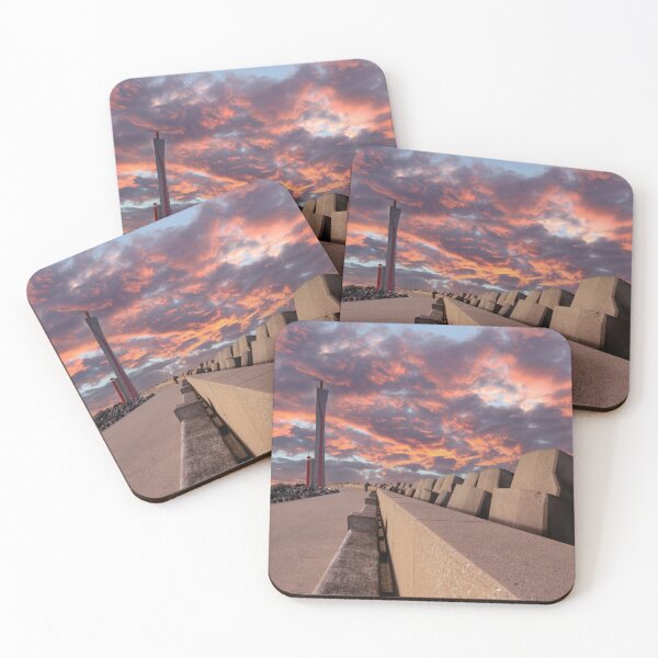 Item preview, Sunset at the harbour, Ostend, Belgium designed and sold by Imladris01.