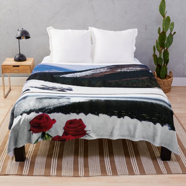 Item preview, beautiful flowers in snowy season and mountains designed and sold by Hafsacreations.