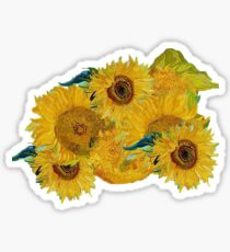 Van Gogh Sonnenblumen Sticker