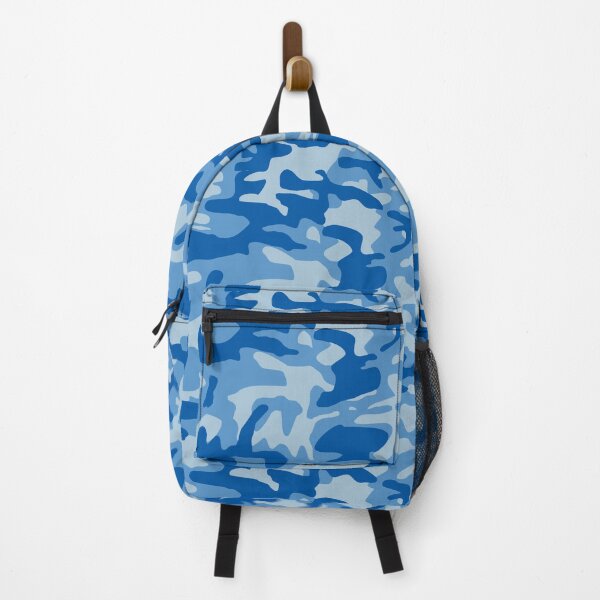 Item preview, Blue Camo Army Print Pattern - Light Blue Camouflage Design designed and sold by inspirationzgal.