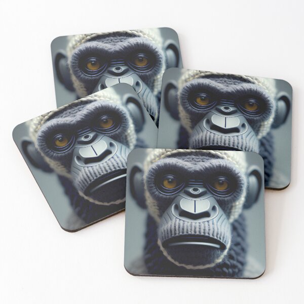 Item preview, chimpancé ciberpunk designed and sold by TeoDorskiy.