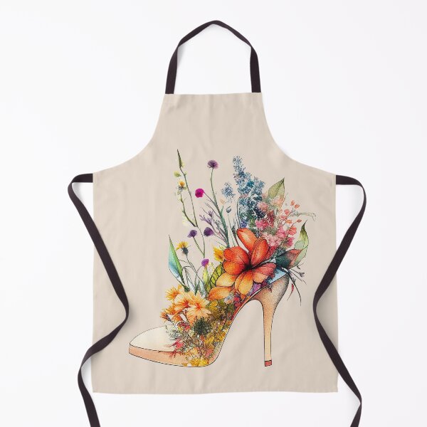 Item preview, Heeled Botanicals - wildflower stilettos designed and sold by EmeraldeaArt.