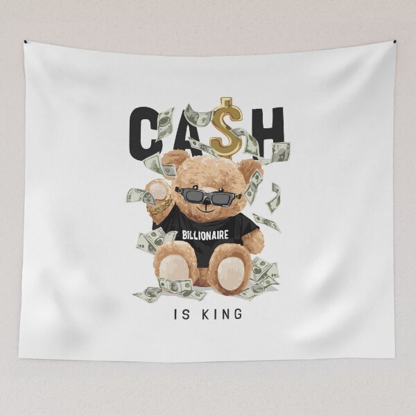 Item preview, Cash is King - Cool Bear Merch designed and sold by Froyd Wess.
