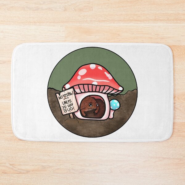 Item preview, Antisocial Toad In Mushroom Hut designed and sold by Creepy-Cutesie.