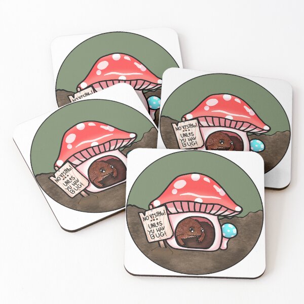 Item preview, Antisocial Toad In Mushroom Hut designed and sold by Creepy-Cutesie.