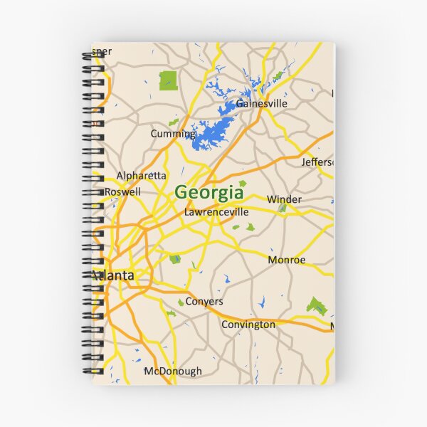 Item preview, Map of Georgia, USA designed and sold by efratul.