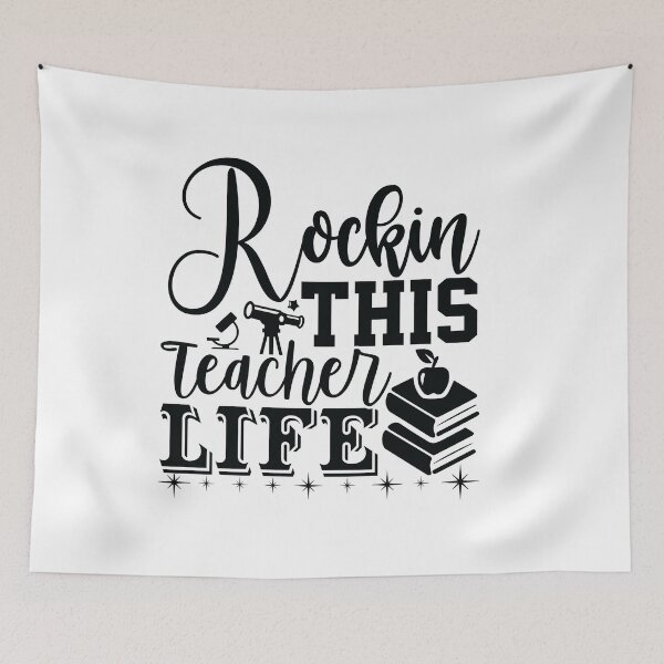Item preview, ROCKIN THIS TEACHER LIFE designed and sold by SticerOcean.