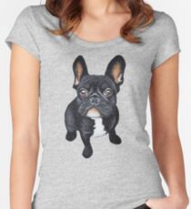 French Bulldog Women's Fitted Scoop T-Shirt