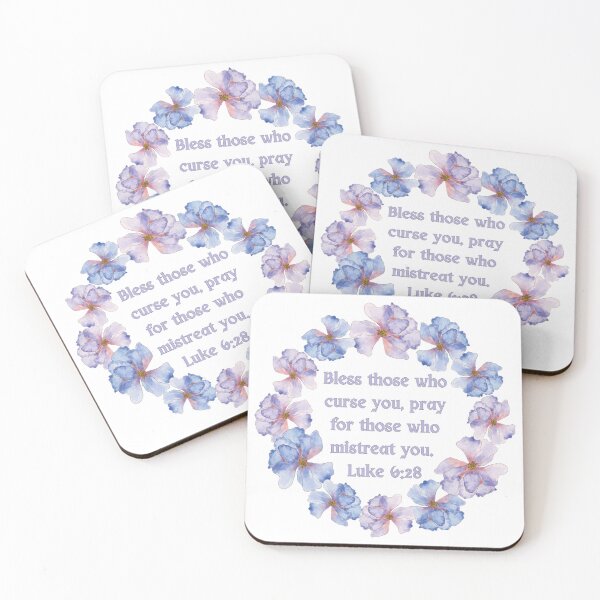 Item preview, Luke 6:28 - Bless those who curse you, pray for those who mistreat you designed and sold by FlutterByH.