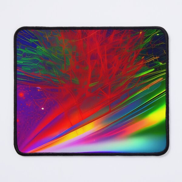 Item preview, Neon Ribbons and Cosmic Dust, Synthwave Art designed and sold by Ink Art Design.