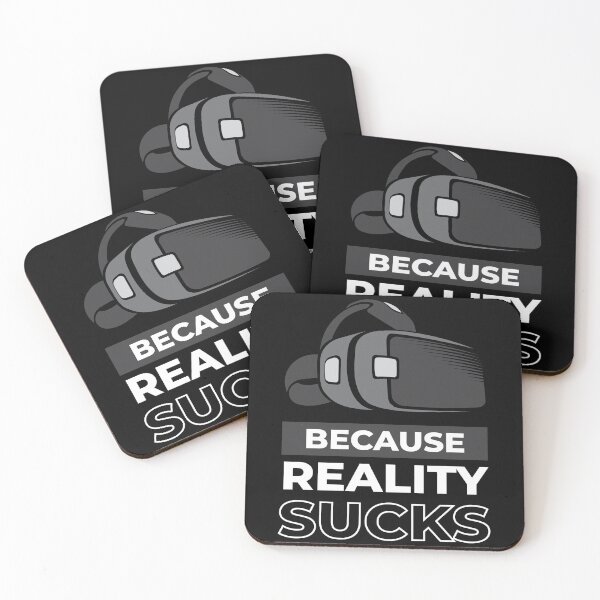 Item preview, Reality Sucks Vr Gaming Games designed and sold by MooonTees.