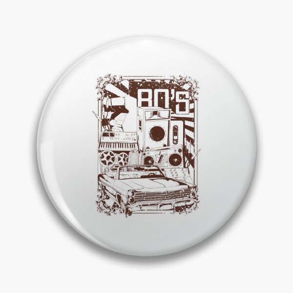 Item preview, 80's car illustration designed and sold by Gile-Shop.