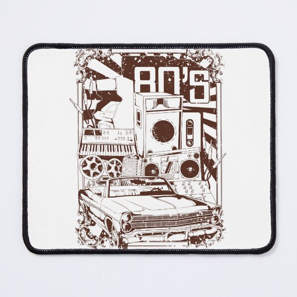 Artikelvorschau, 80er-Jahre-Autoillustration entworfen und verkauft von Gile-Shop.