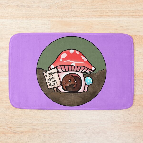 Item preview, Antisocial Toad In Mushroom Hut (In Purple) designed and sold by Creepy-Cutesie.