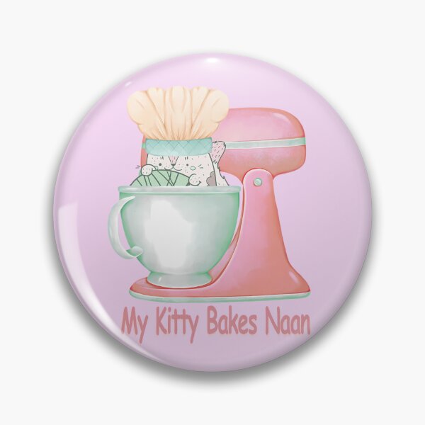 Item preview,  My Kitty Bakes Naan Bread, Baker designed and sold by notsweettea.