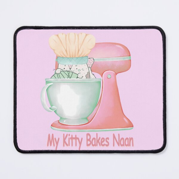 Item preview,  My Kitty Bakes Naan Bread, Baker designed and sold by notsweettea.