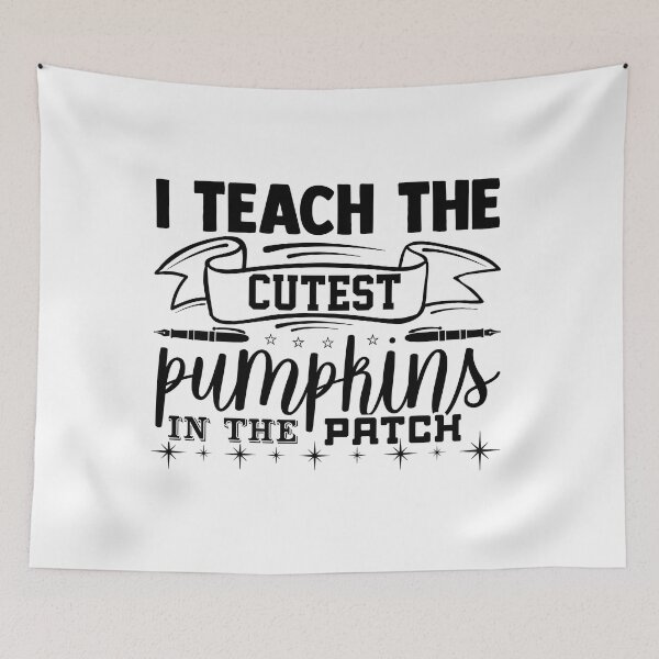 Item preview, I TEACH THE CUTEST PUMPKINS IN THE PATCH designed and sold by SticerOcean.