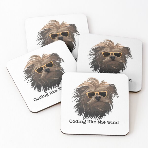 Item preview, Coding like the wind designed and sold by Eve Wang.